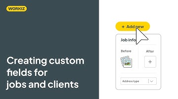 Creating custom fields for jobs and clients