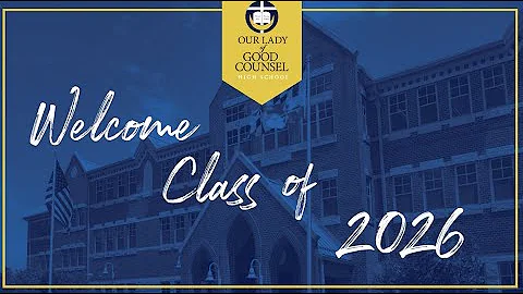 Welcome Class of 2026