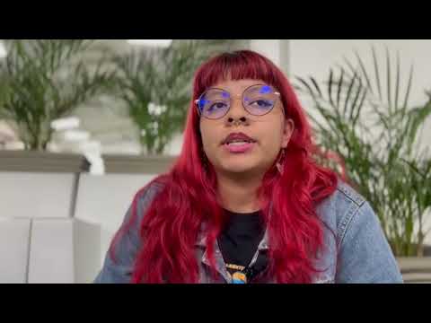 Karol Vallejo, cliente habitual de tiendas de segunda mano
