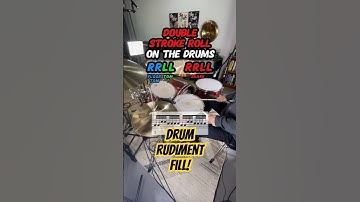 Double Stroke Roll on the Drums! (Easy Drum Lesson) #drums