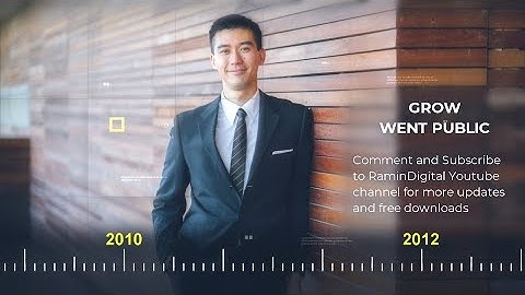 Company Timeline - Sony Vegas Pro Template - Corporate Business Intro