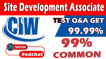 CIW  Site Development Associate | Get 100% Q&A | June 18th, 2018