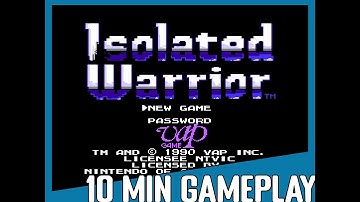 10 Minute Gameplay: Isolated Warrior (1991) NES