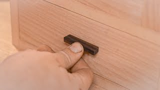 Making The Handles | The Cabinet Project #27  | Free Online Woodworking School
