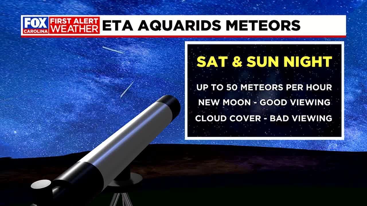 Eta Aquarids Meteor Shower this weekend - FOX Carolina News