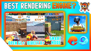 Gameloop Best Rendering Engine Settings | Settings On Gameloop Emulator | Rendering Compare