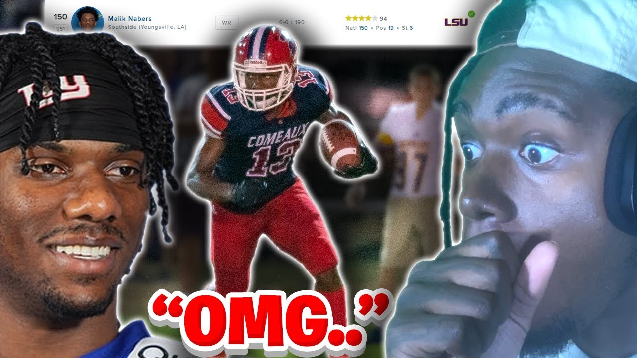 Malik Nabers was a DEEP THREAT DEMON in HS...