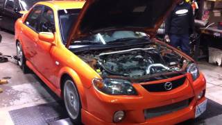 2003 mazdaspeed protege pretune dyno