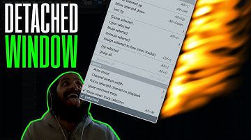 How to make VSTs and windows STAY ON TOP using the DETACHED option - FL Studio 12 Tutorial