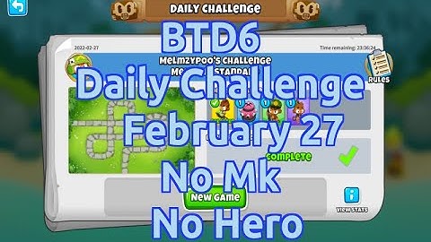 BTD6 Daily Challenge | Melmzypoo