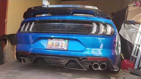 gt500 spoiler and gt500 diffuser review for s550