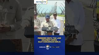 Presiden Prabowo Minta Tak Lagi Disambut Siswa Saat Kunjungan Kerja shorts