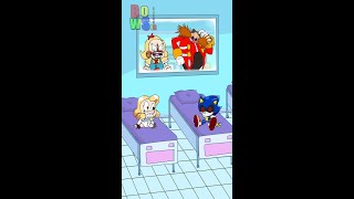 Baby Miss Delight Vs Baby metal Sonic  Bowser12345 #sonic  #metalsonic #missdelight #shorts