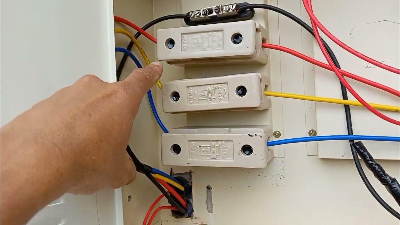 meter box for kseb 3 phase connection with fuse unit nutral link earth