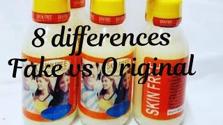 Skin How To Identify Original From Fake Skinfree Milk/All You need To Know/3Days BleachingWhitening
