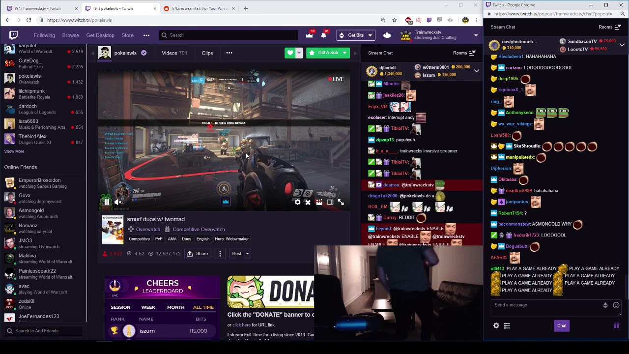 Asmongold Gets Caught Watching Amouranth