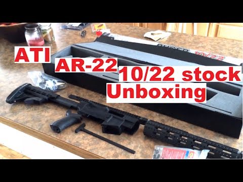 the new ati ar 22 ruger 10 22 tactical stock youtube