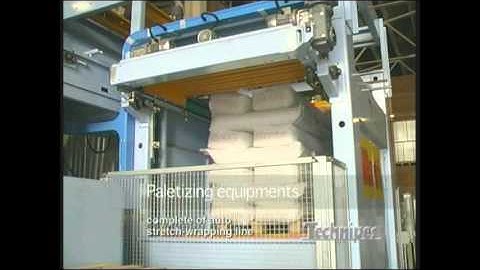 Technipes ROBOTEX-A Hybrid High-Level Palletizer