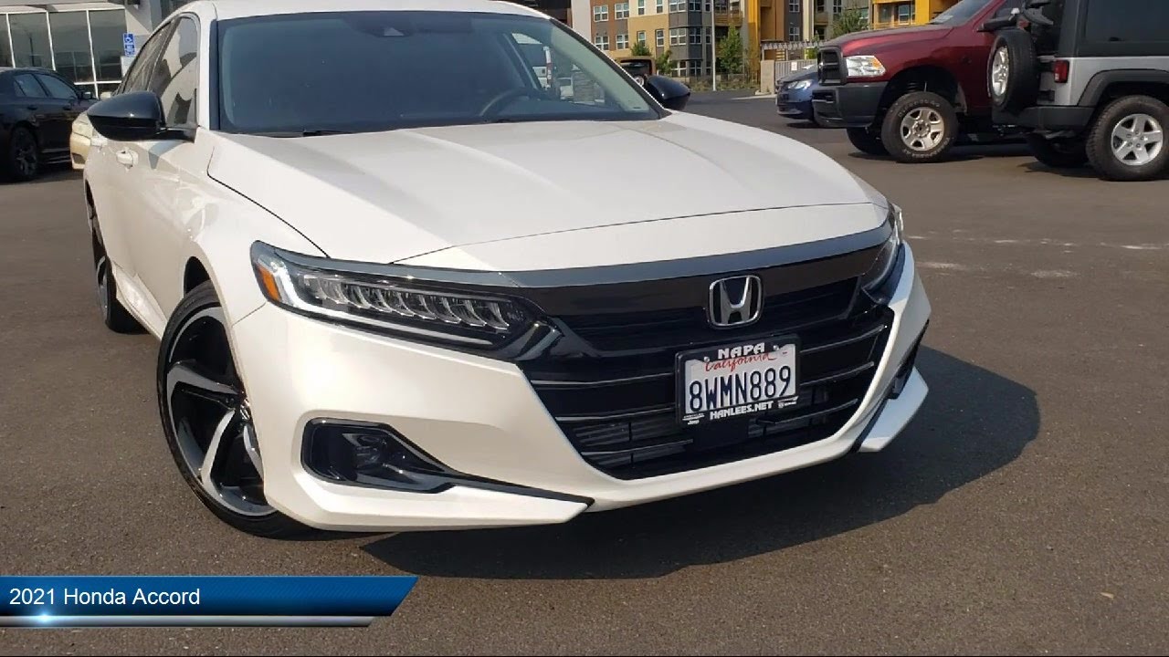 2021 Honda Accord Sport Special Edition Sedan Napa Vallejo Fairfield