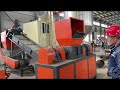 Radiator crushing and separating machine running in henan doing factory