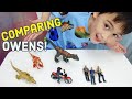 Jurassic World Owen Escape Pack! COMPARE OWEN GRADY Action Figures #owengrady #jurassicworlddominion
