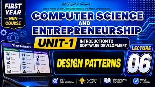 Introduction to design patterns in software Dev | First Year Computer Science Chapter 1 Lecture 6