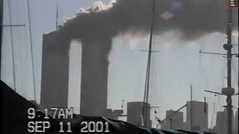 9/11 Penn Clarke sailing Mystic Turtle into NY Har...
