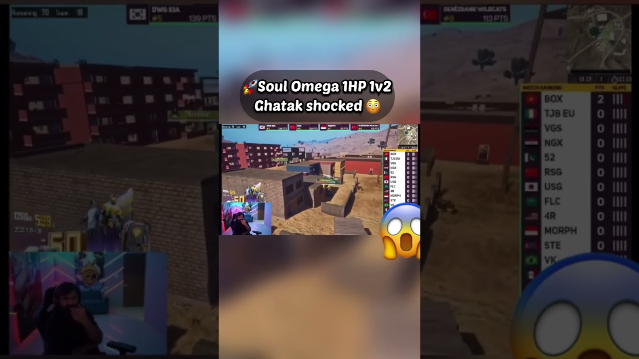 Soul omega 🚀 1HP 1v2 😱 PMWI