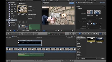 How to create a realistic looking muzzle flash from a gun firing in Final Cut Pro X