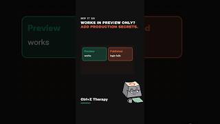 Replit App Works in Preview but Breaks When Published? Add Production Secrets