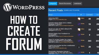 How To Make A Forum Using WordPress - Easy 2024 Tutorial screenshot 3