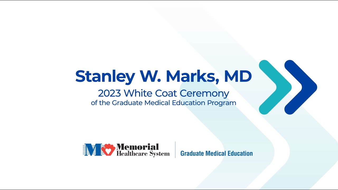 2023 Stanley Marks, MD White Coat Ceremony