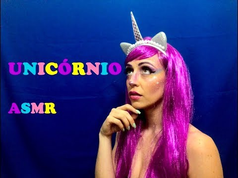 {ASMR BINAURAL}PORTUGAL Roleplay Unicórnio: Salão de Beleza (mouth sounds, píncel na tela),