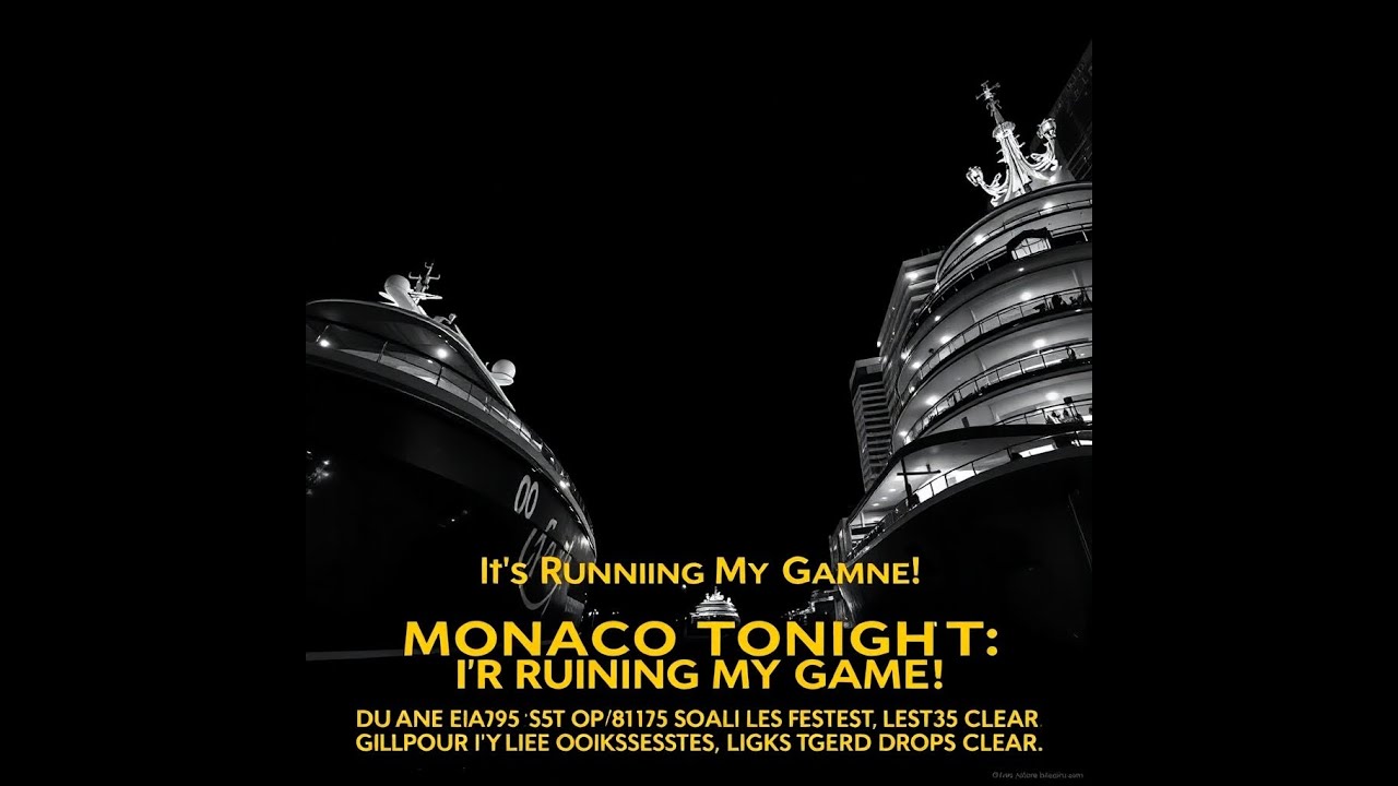 "Monaco Tonight – I’m Running My Game! | Cinematic Guitar-Pop Spy Anthem"
