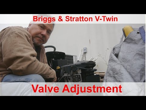 So passen Sie die Ventile eines Briggs & Stratton V-Twin-Motors richtig ein