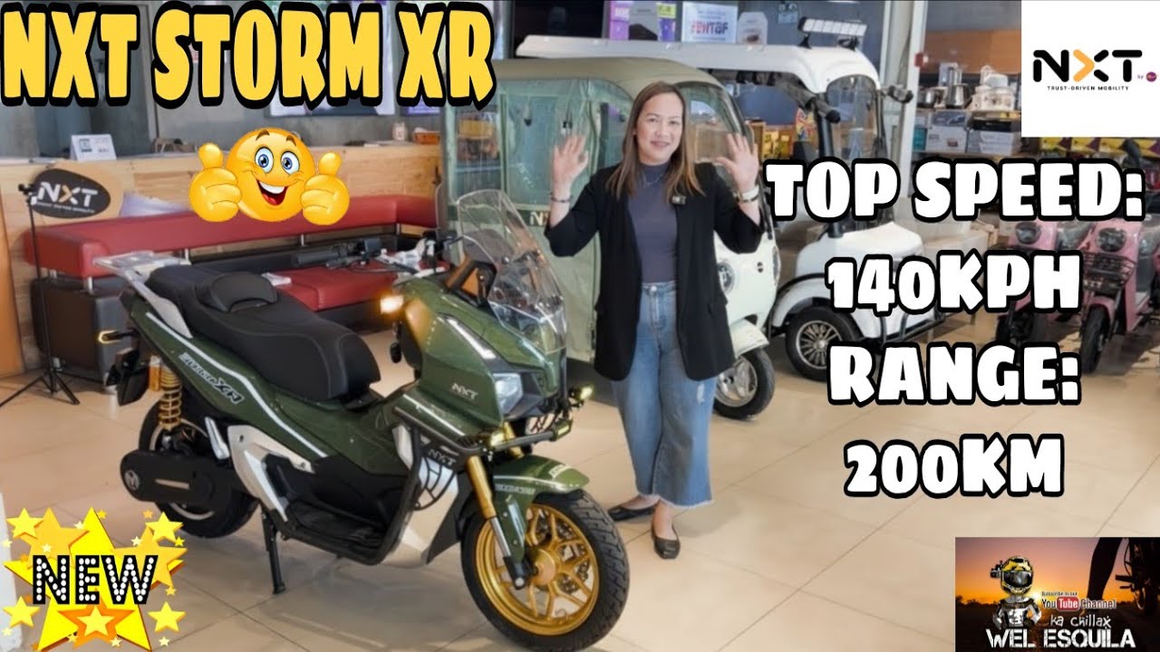 NXT STORM XR  || BAGONG TUKLAS NA E-MOTORCYCLE NA BAGYO ANG DATING