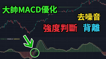 因为macd不好用，我重做了他。 去除macd噪音，精准背离，强化买卖点位，有效判断市场强度，20分钟教程上手就用。 【大帅自制 | 高阶MACD指标完整教程】#trading #macd #交易大帅