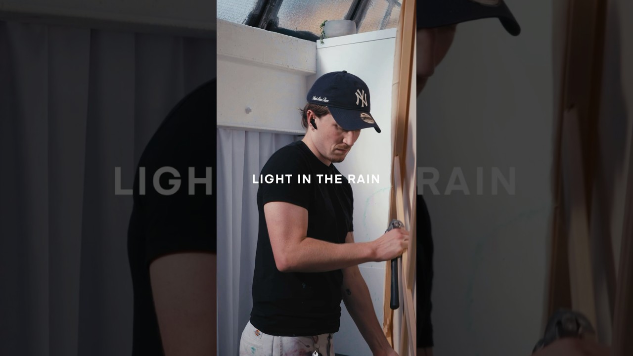 Something I painted late last year titled, Light in the rain. 