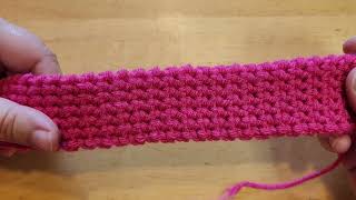 How to crochet a thermal stitch bag strap/handle  TOTAL GAME CHANGER!