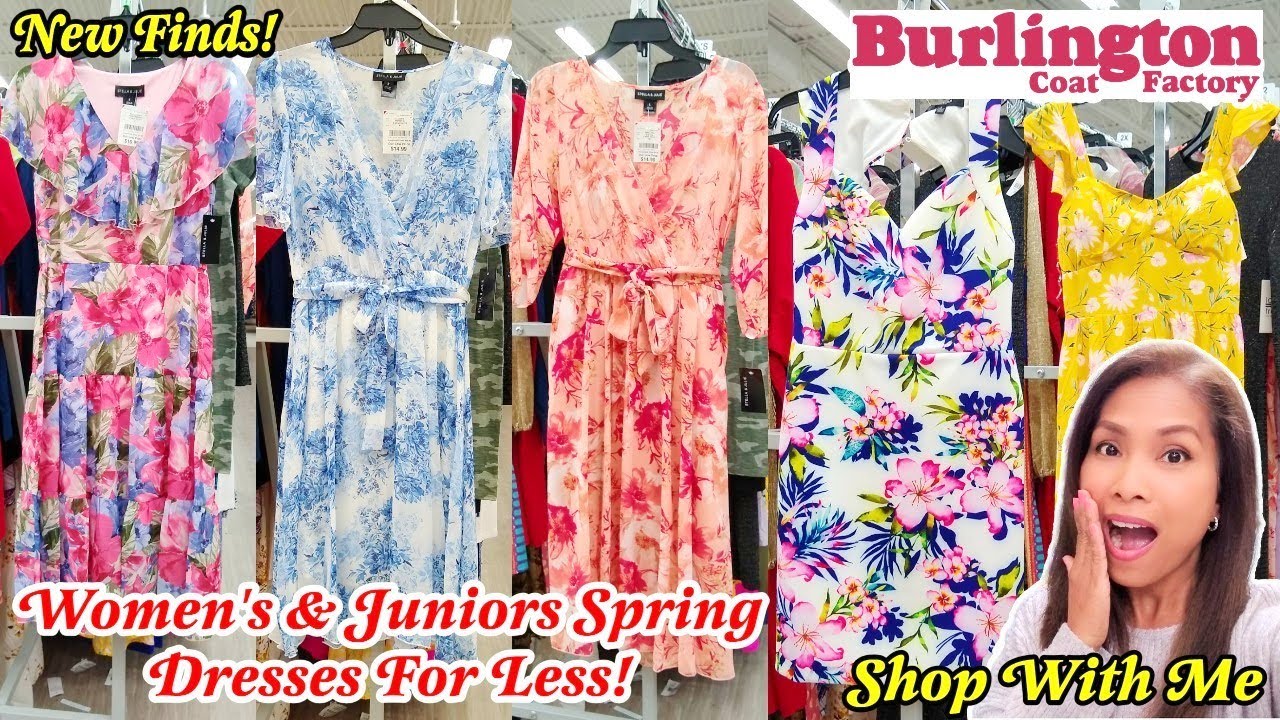 BURLINGTON SHOP WITH ME ️ Summer Dresses for less dress shopwithme