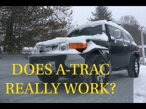 Testing A Trac And Rear Diff Lock In The Fj Cruiser On Snow And