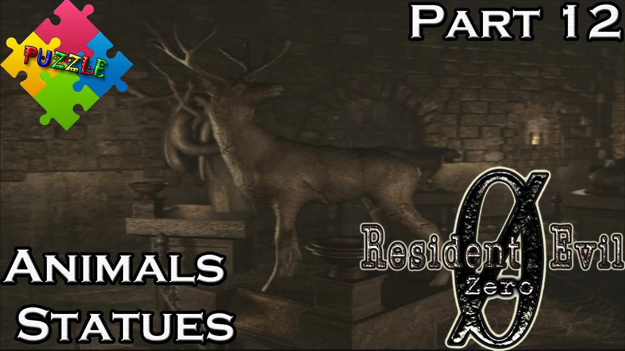 Resident Evil Zero Part 12 PUZZLE Animals Statue YouTube