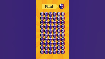 Only 1% Can Find 67 and 28 in 10 Seconds — Are You One of Them?