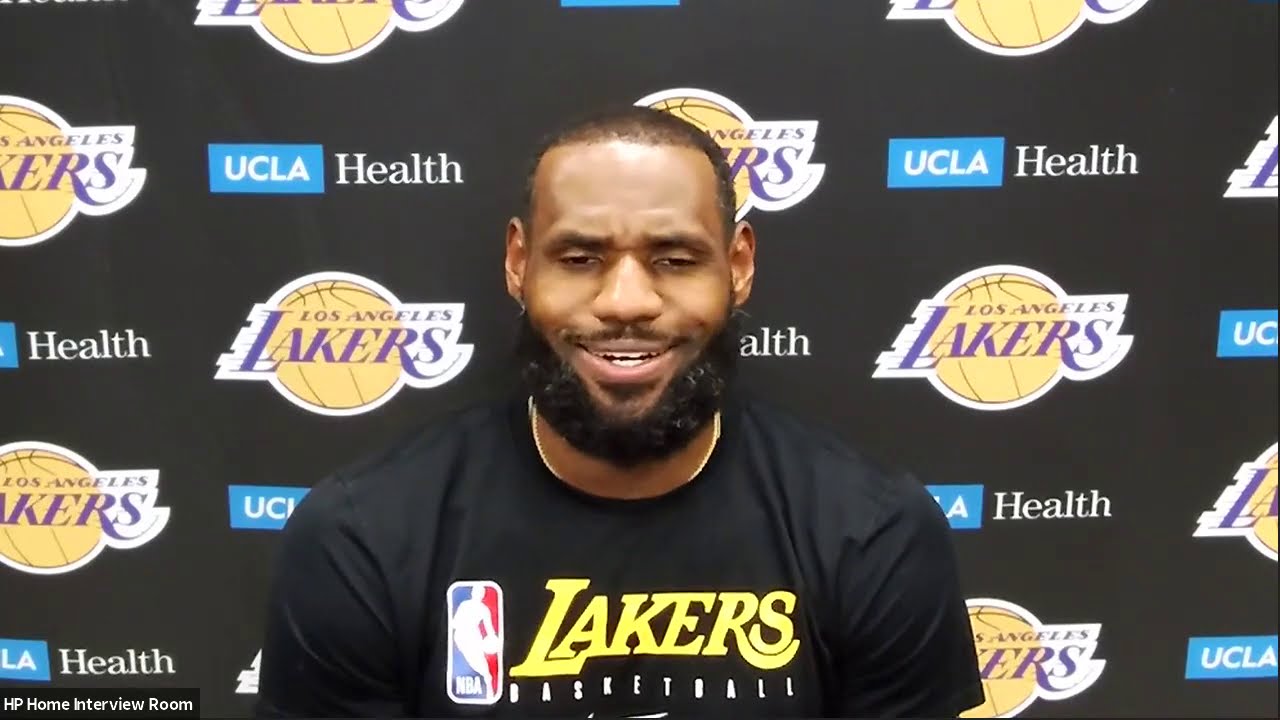 LeBron James Postgame Interview | Thunder vs Lakers | August 5, 2020 ...