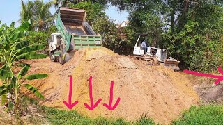 Best Dump Truck Working | Bulldozer Pushing-30-03-2024 by Leng Sophon 2,345 views 1 month ago 9 minutes, 35 seconds