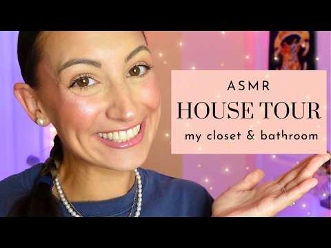 ASMR House Tour ♡ (what's in my closet & bathroom)