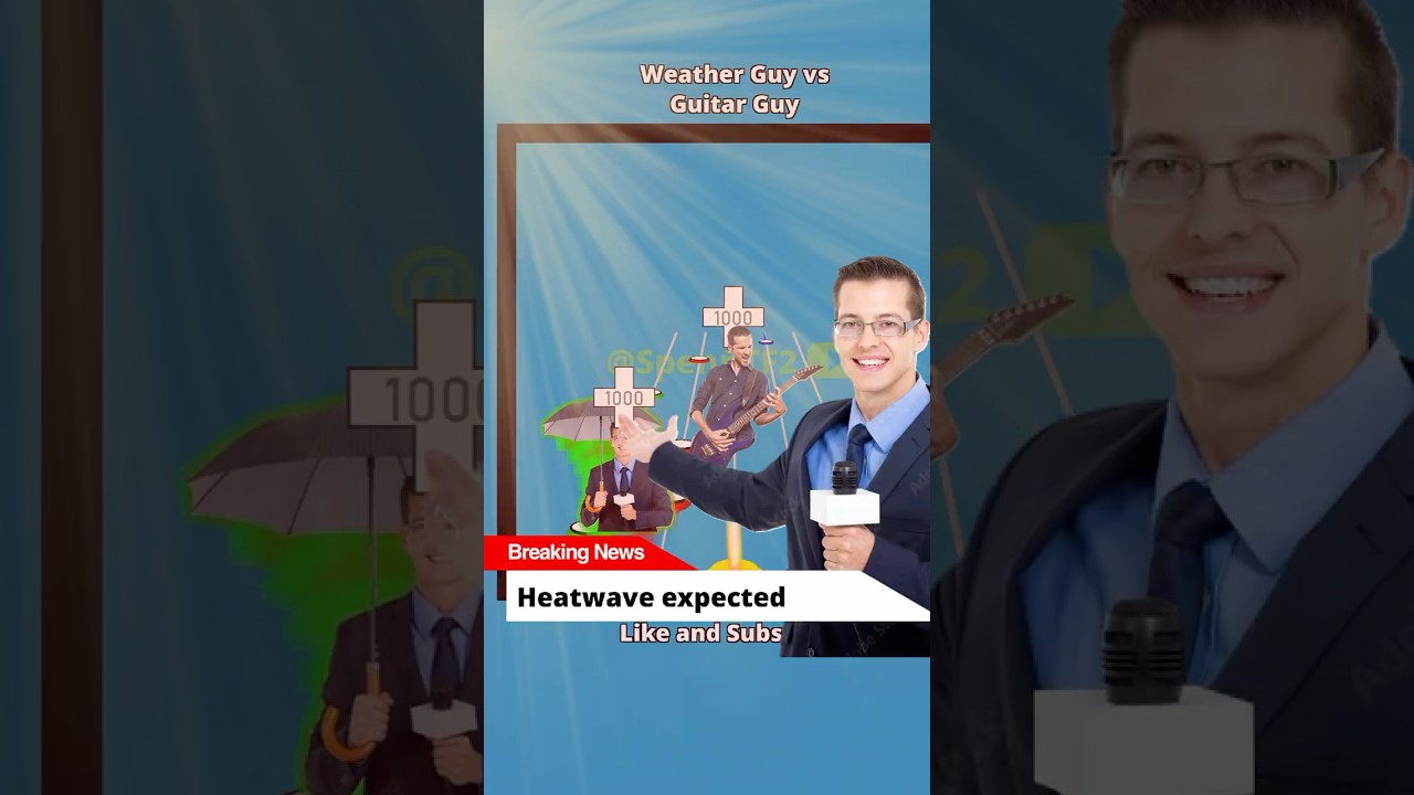 Weather Guy vs Guitar Guy