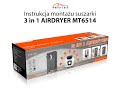 Instrukcja montażu suszarki 3 in 1 AIRDRYER MT6514