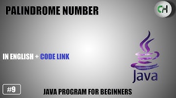 Palindrome number | Palindrome number in java | Palindrome program in java | Palindrome program in c