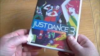 Just Dance 3 Nintendo Wii Unboxing Cool